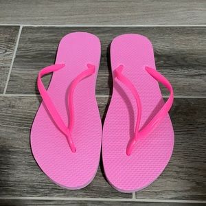 Brand new Pink Eva Gap flip flops
